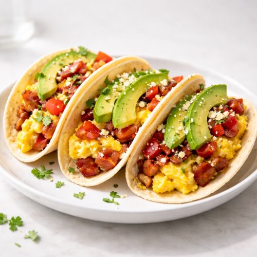 Barbacoa Breakfast Tacos