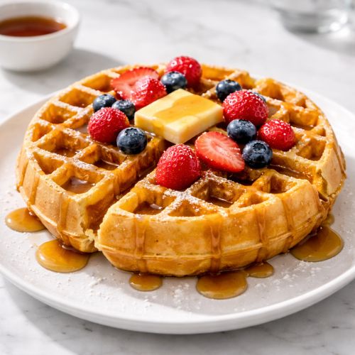 Belgian Waffle first watch menu