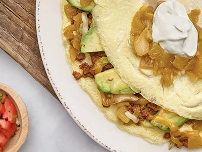 Chile Chorizo Omelet