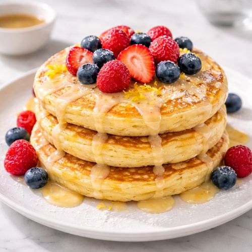 Lemon Ricotta Pancakes first watch menu