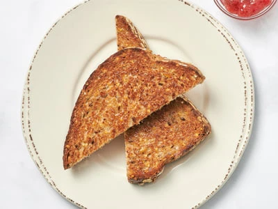 Whole Grain Artisan Toast with All-Natural House Preserves & Whipped Butter